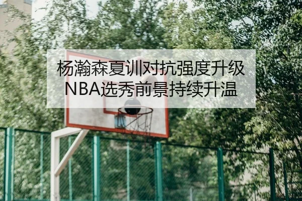 杨瀚森夏训对抗强度升级 NBA选秀前景持续升温